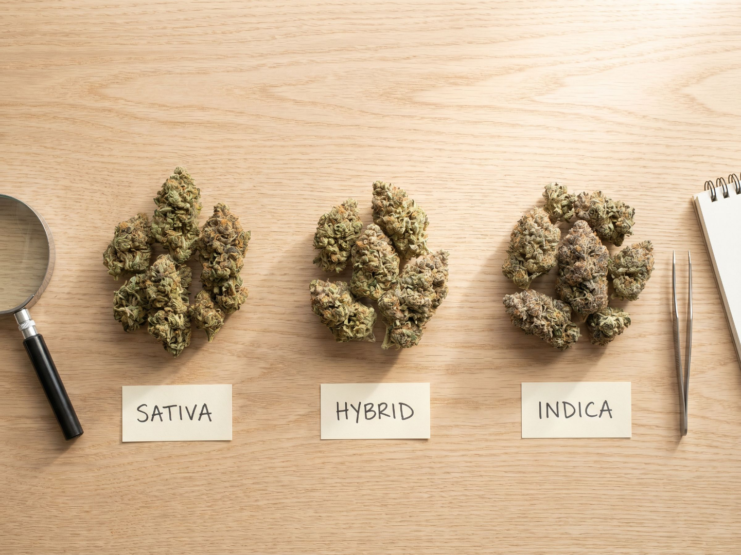 Indica, sativa, and hybrid cannabis guide